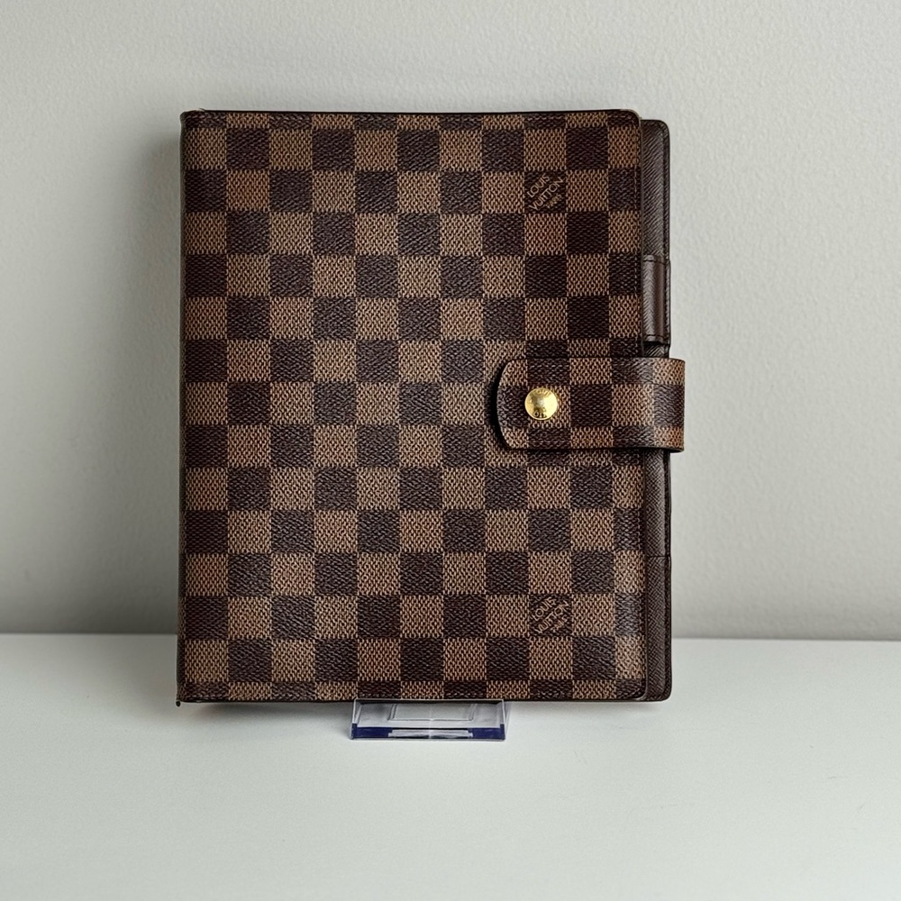SOLD Louis Vuitton Damier Ebene Agenda GM